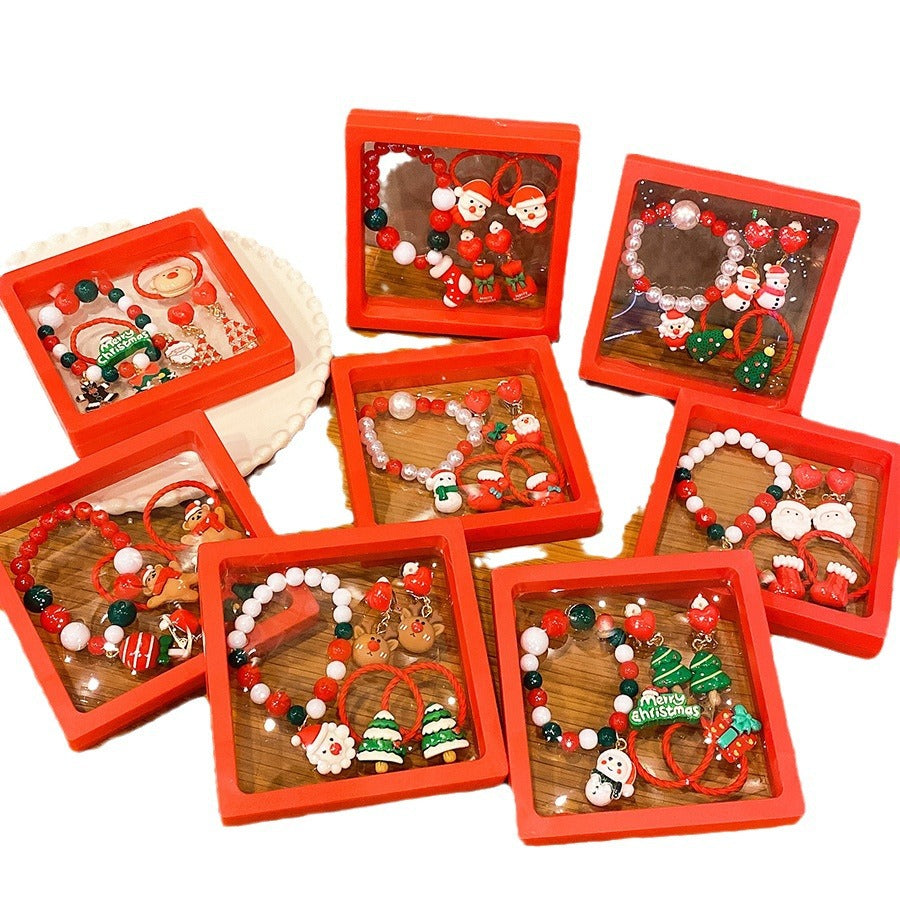 Wholesale Christmas children' s colorful bracelets